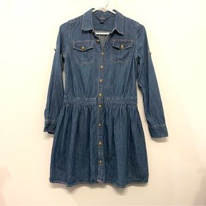 Polo by Ralph Lauren Blue Denim Kids Dress